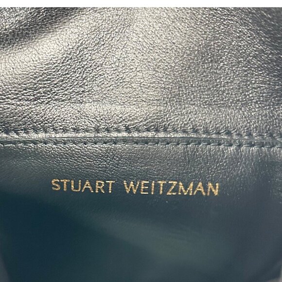 Stuart Weitzman Linsi Leather Pointed Toe Heeled Over the Knee Boots - Picture 10 of 13